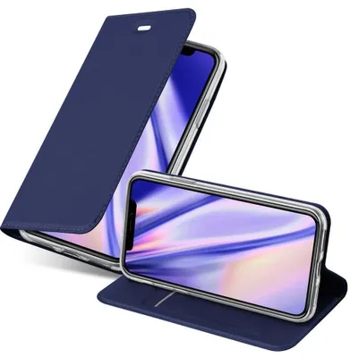 Image de Cadorabo Housse pour Apple iPhone XS MAX Housse en bleu Cover Etui Book Case Booklet