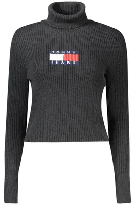 Image de Pull à col roulé pour femme, noir – Une mode durable et élégante