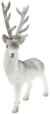Produktbild von Dekorative Winterfigur Hirsch für festliche Dekoration
