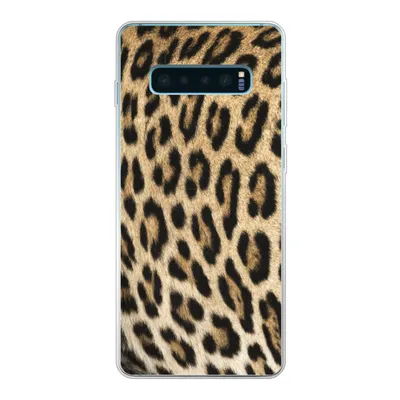 Produktbild von MuchoWow® Handyhülle Schutzhülle Hülle für Samsung Galaxy S10 Plus Panther-Schacht Silikon Softcase Handy Hülle - Schutzhülle