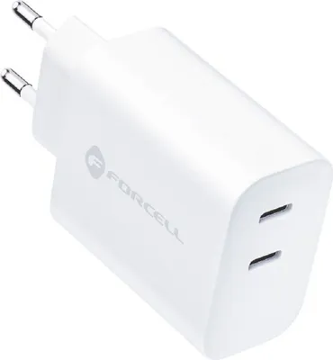 Image de Chargeur secteur Forcell avec port USB type C - 3A 35W avec fonction de charge PD et Quick Charge 4.0