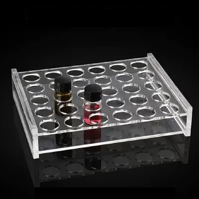 Reagenzglasständer aus Plexiglas, 30 Löcher, 20/30 ml