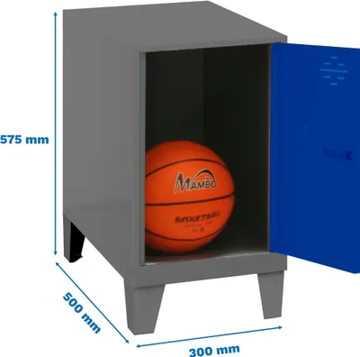 Immagine prodotto di Armadietto Simonrack SIMONLOCKER DISM antracite, blu 8425437119880, 1 armadietto 30,0 x 50,0 x 57,5 cm