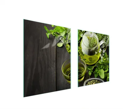 Produktbild von Glasschutzplatte Für Herd 85X52 Drink