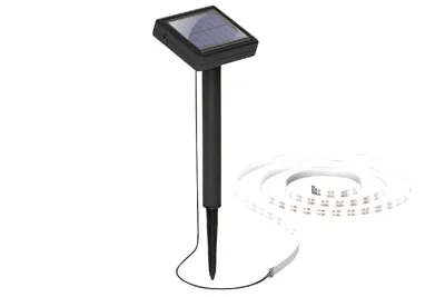 Produktbild von Solarstripe 300cm IP44 BK 3000K 600mAh inkl. Erdspie