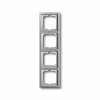Produktbild von Busch-Jaeger 1724-866K Wandplatte/Schalterabdeckung Edelstahl (2CKA001754A4320)