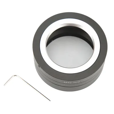 Obrázok produktu pre Adaptér pre bajonet Nikon Z,Adaptačný krúžok pre bajonet Nikon Z,Adaptačný krúžok pre bajonet M42,Adaptačný krúžok pre objektív fotoaparátu,Adaptačný krúžok pre bajonet objektívu,Adaptačný krúžok pre bajonet objektívu