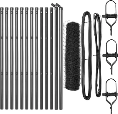 Produktbild von vidaXL Ground Fix Geschweißter Drahtzaun 25 x 0,6 m (B x H)