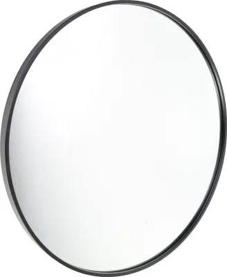 Image de Miroir rond Fragix Boston - Noir - Cadre métallique - Ø 75 cm