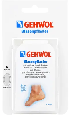 Produktbild von GEHWOL Blasenpflaster groß 6St PZN 13475503