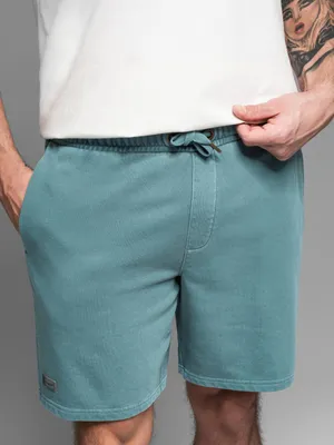 Obrázek produktu pro Ombre Clothing Pánské plátěné kraťasy Dulina tyrkysová XL