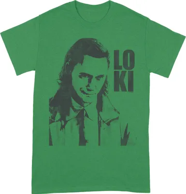 Produktbild von Loki - T-Shirt für Herren/Damen Uni BI110 (L) (Irisch-Grün/Schwarz)