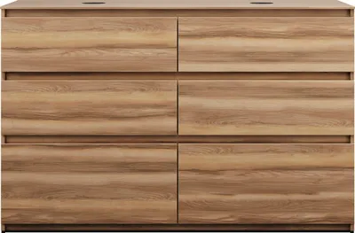 Image de burgbad Lin20 meuble sous-lavabo avec plan de toilette, 2 vasques, 6 tiroirs, 1402x487x900mm, SGII140F5357