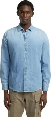 Produktbild von G-STAR RAW CLEAN SLIM SHIRT L/S Herren Jeanshemd