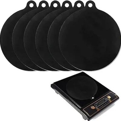 Produktbild von Famanu Induktionskochplatten-Schutz - Abdeckplatte aus Silikon, schwarz