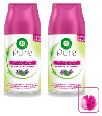 Produktbild von 2 x Air Wick Freshmatic Nachfüller - Entspannend - 250 ml - Sparpackung - 2 Stücke