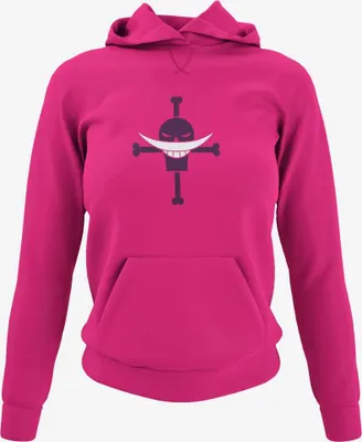 Produktbild von Dámska mikina s kapucňou One Piece Blackbeard Skull Flag Anime Man Shirt Ruffy Crew Marshall D Teach