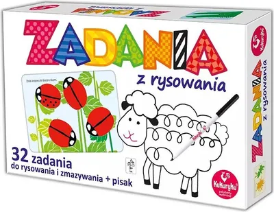 Zdjęcie produktu dla KUKURYKU PL Zadania do rysowania 63933
