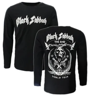 Zdjęcie produktu dla Koszulka z długim rękawem Black Sabbath „The End” w stylu vintage – rozmiar S
