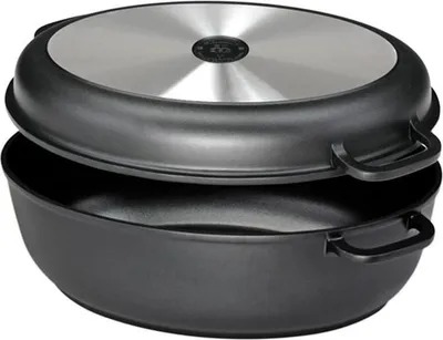 Produktbild von HI Aluguss-Bräter oval 39 x 25 x 18 cm mit Antihaft-Beschichtung 24207