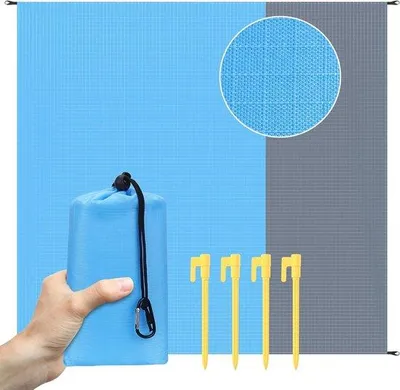 Immagine prodotto di Tela da picnic impermeabile 210x200 cm, ultraleggera, compatta, per la spiaggia, il campeggio e le escursioni