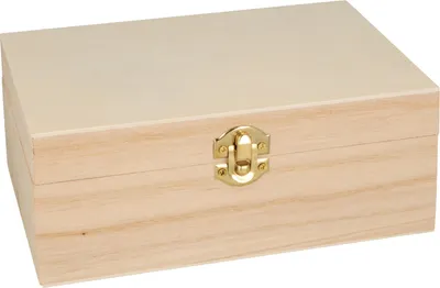 Produktbild von Holzkiste zur Aufbewahrung von Tee oder Kaffee 20 x 14 x 8 cm – Artemio
