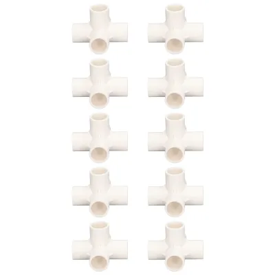 Immagine prodotto di connettore del tubo di 5 vie, raccordo del tubo del PVC, raccordo del gomito della mobilia, raccordo del tubo di 5 vie, connettore del tubo del PVC, 1 nel connettore del tubo