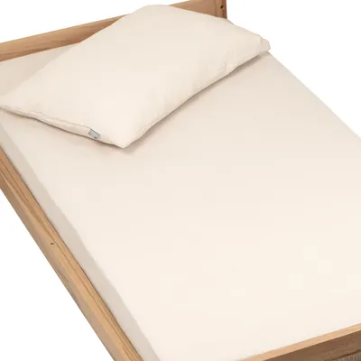 Produktbild von Spannbettlaken Jeanne - 90x200 cm - Beige | by SEVIRA KIDS