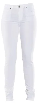 Productafbeelding van COLAC dames jeans, model Jenny, witte skinny fit met stretch, maat 34W / 32L, wit