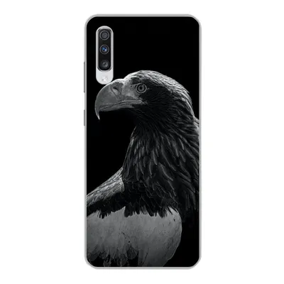Produktbild von MuchoWow® Handyhülle Schutzhülle Hülle für Samsung Galaxy A70 Adler - Nahaufnahme - Schnabel Silikon Softcase Handy Hülle - Schutzhaube