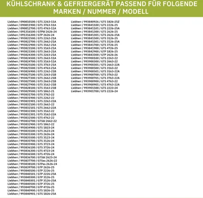 Produktbild von Temperaturfühler LIEBHERR 6940785 Thermofühler mit Kabel für Gefriertruhe