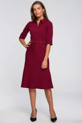 Immagine prodotto di Stylove Abito midi donna Dechtegau S231 bordeaux L