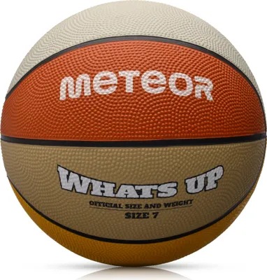Produktbild von Meteor Basketball What's up Größe 7 Jugend, Heren orange/beige