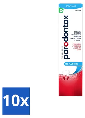 Obrázok produktu pre 10 x zubná pasta Parodontax bez fluóru - 75 ml - výhodný balík - 10 kusov