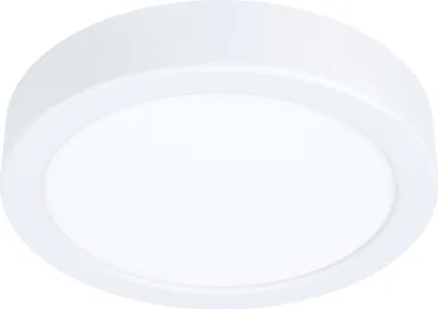 Produktbild von EGLO LED Deckenleuchte Idun, runde Deckenlampe, Deckenbeleuchtung aus Metall und Kunststoff, Aufbauleuchte für Büro und Küche, neutralweiß, Ø 17 cm