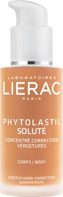 Produktbild von Lierac Phytolastil Solution, Körperserum, Frauen, Anti-Dehnungsstreifen, 56 Tag(e), Pumpenflasche, AQUA / WATER / EAU. PROPANEDIOL. CARBOMER. ALCHEMILLA VULGARIS LEAF EXTRACT. TROMETHAMINE. HEDERA...