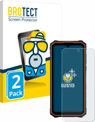 Produktbild von 2x BROTECT Schutzfolie für Hotwav Cyber 13 Pro Displayschutz Displayschutzfolie Folie Matt Entspiegelungsfolie