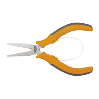 Produktbild von NEO TOOLS Präzisionszange flach 130 mm, Backen mit Verzahnung, Nylon-Feder, Zweikomponentengriff,