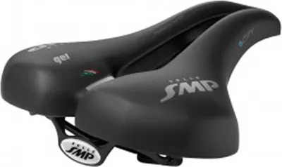 Produktbild von Selle SMP E-City Gel Sattel, ergonomischer City-Sattel für E-Bikes, mit Gel-P...