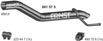 Produktbild von ERNST Abgasrohr Auspuffrohr für OPEL Astra J Sports Tourer (P10) Hinten 061575