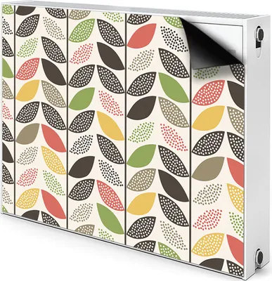 Produktbild von Magnet Heizkörperabdeckung Heizkörperverkleidung Verkleidung Abdeckung 110x60 cm  - Buntes Muster