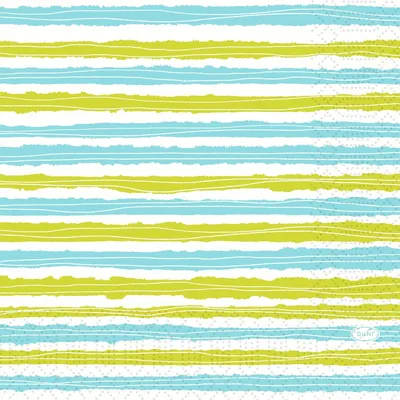 Image de Serviettes en ouate Duni 3 plis 33 x 33cm Elise Stripes 50 pcs