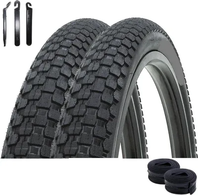 Obrázok produktu pre 2 x Kenda K-905 MTB bicyklové pneumatiky s drôteným plášťom, čierne, 58-559 (26 x 2,30)  + 2 vhodné AV duše vrátane montpák