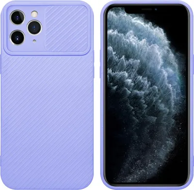 Image de Cadorabo Housse pour Apple iPhone 11 PRO MAX Housse de protection en violet Housse pour téléphone portable TPU Etui Case Cover Protection pour appareil photo