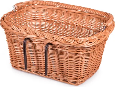 Produktbild von JIPRO® Fahrradkorb aus Weide vorne Trek I. - Weidenkorb - B 49 x T 33 x H 23/24(cm)
