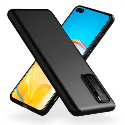 Produktbild von NALIA Hard Case für Huawei P40, Dünne Handy Hülle Mattes Cover Schutz Bumper Schwarz