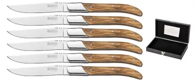 Image de Set de couteaux Blackwell - à steak - Laguiole - 10 cm - 6 pièces