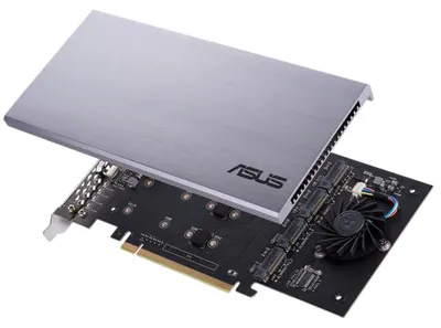 Obrázek produktu pro ASUS HYPER M.2 X16 CARD V2, PCIe, M.2, PCIe 3.0, 128 Gbit/s, 202 mm, 13 mm