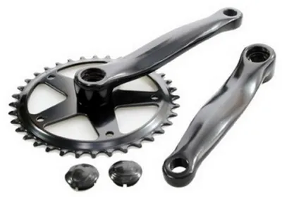 Produktbild von Kettenradgarnitur 36Z Vinty ST 1/8" - 152 mm Kurbelarm - Schwarz