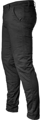 Image de GMS Chino Atheris pantalon textile moto, noir, 36/32